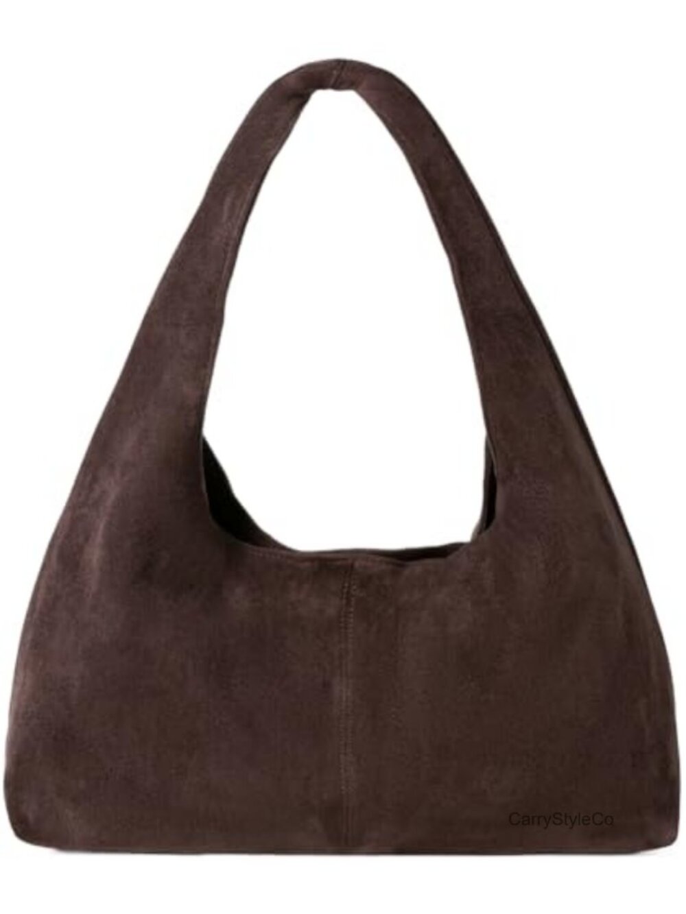 Slouchy Suede Hobo Bag Women Casual Underarm Shoulder Tote Handbag Purse
